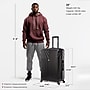 InUSA Vasty 30.31" Hardside Suitcase, 4-Wheeled Spinner, TSA Checkpoint Friendly, Black (IUVAS00L-BLK)~#|#~2A3F96A7-A407-4876-8B7BB90057AC5B9E_sc7
