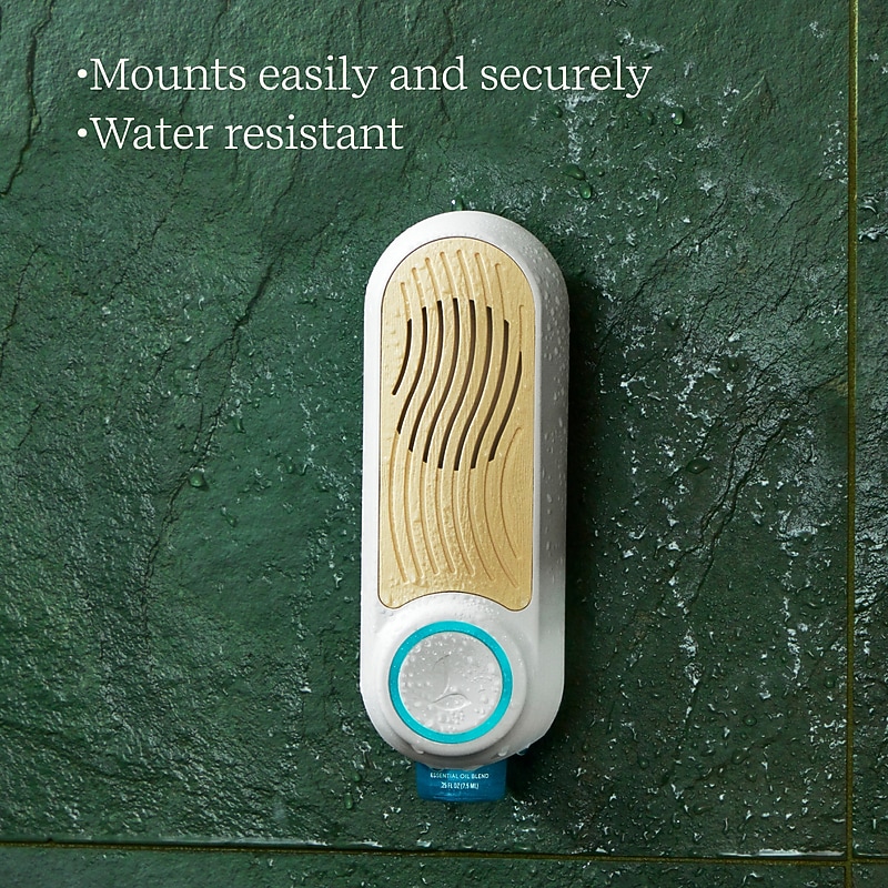 Lifelines Evaporative Aromatherapy Essential Oil Shower Diffuser (11-1501) image 1