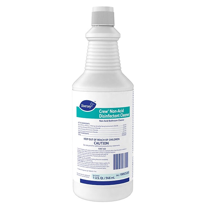Crew Non-Acid Disinfectant All-Purpose Cleaner, Floral Fresh, 32