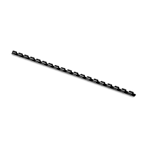 Staples Comb Plastic Binding Spine, 1/4" Diameter, 20 Sheets, 100/Pack