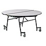 NPS MT Series 60" Round Mobile Cafeteria Table, Grey Nebula (MT60R-MDPEPCGY)~#|#~2A541841-36E7-41DF-AC0435259339A80D_sc7