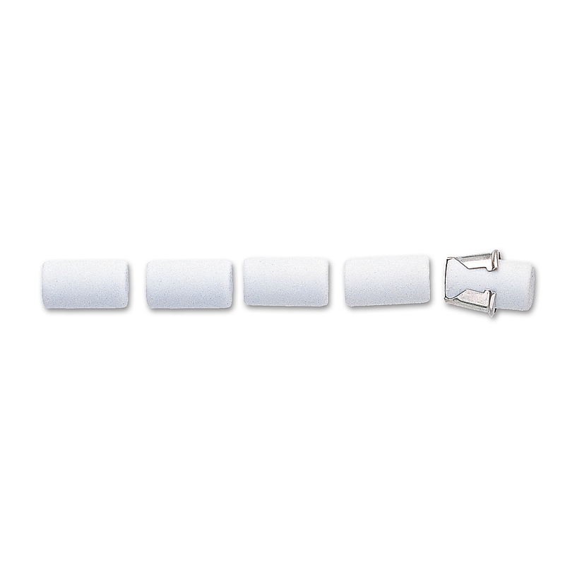 Pentel Large Refill Erasers, White, 5/Pack (PDE-1) image 1