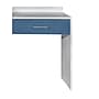 Viva Comfort 32'' H x 24" L Exam Room Medical Cabinet Extension Left Side Desk with Drawer, Blueberry (902SDAORSBL)~#|#~2A580347-2473-4508-B4DF9AE658C3892E_sc7