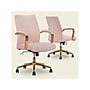 Thomasville Furniture Jolie Ergonomic Fabric Swivel Desk Chair, Blush (60068-BLSH)~#|#~2A5CF8C9-0AFA-4A24-B890C9F1BE8F4152_sc7