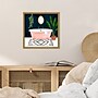 Amanti Art Boho Bath II by Victoria Borges Framed Canvas Wall Art Print, 16" x 16" (A42675040729)~#|#~2A600C7B-B632-4F93-AE4404ECA002DC3E_sc7