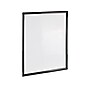 Azar Sign Holder, 22" x 28", Wall Mounted, Black, Plastic (300342-BLK)~#|#~2A605BC0-32C0-4DBA-86F370D7164A8AD9_sc7