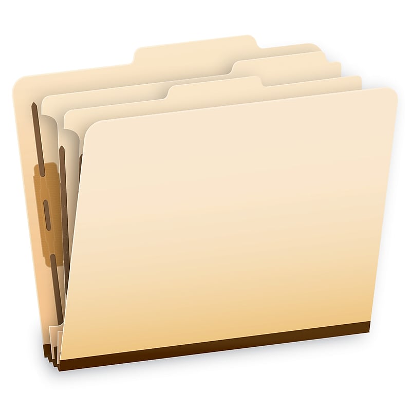 Pendaflex Classification Folder, 2-Dividers, 2 1/2" Expansion, Letter Size, Manila, 10/Box (24000P) image 1