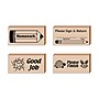 Creative Shapes Etc. Teachers Helper Stamps, 1.25" x 2.5", Multicolored, 4/Set (SE-2071)~#|#~2A737D3E-D208-4285-AED7935932F217A4_sc7