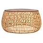 Storied Home Hand-Woven Seagrass and Pine Wood Round Coffee Table, Natural (AH1983)~#|#~2A77D462-BA56-4792-B624D13951D8B6EC_sc7