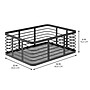 mDesign Steel Organizer, Matte Black (25934)~#|#~2A7DACB8-EF57-4B9C-B26A3397259CB51C_sc7