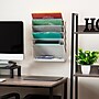 Mind Reader 5-Compartment Mountable Plastic Vertical File Storage, Beige (WALLANCH-BEI)~#|#~2A7DCD15-4012-4A86-B34A320EA0704437_sc7