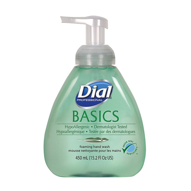 Dial Basics Foaming Hand Soap, Floral, 15.2 Oz., 4/Carton (98609) image 1