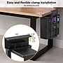 Mount-It! Heavy-Duty Clamp-On CPU Mount for Mid & Full Tower PCs, Holds up to 66 lbs., Matte Black (MI-7159)~#|#~2A7E1F45-2168-44DA-A9CF4C9EC5C6575B_sc7