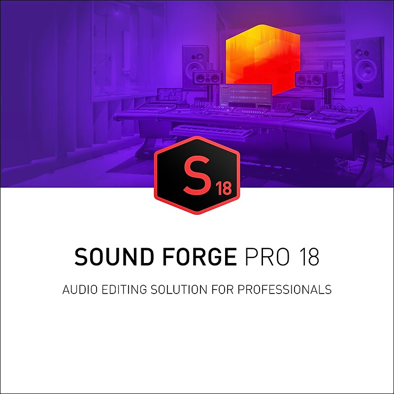 Magix SOUND FORGE Pro 18 for 1 User, Windows 10 & 11, Download (639191550812) image 1