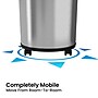 iTouchless Stainless Steel Round Sensor Trash Can with AbsorbX Odor Control System and Wheels, 18 Gal., Silver (IT18RC)~#|#~2A8ABA32-1630-4152-A6C4E82AD006A0F6_sc7
