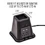 Honey-Can-Do Bed Risers, 5.5", Black (STO-09675)~#|#~2A8CFEB7-1781-4BC1-9481F0BB60B360BD_sc7