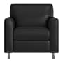 Flash Furniture Agent LeatherSoft Reception Chair, Black/Chrome Legs (BT827U1BKCHR)~#|#~2A8DB054-AEE5-46F0-AB5AE2140F84E176_sc7