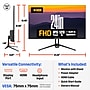 Westinghouse 24" FHD 120Hz LED Adaptive-Sync Monitor, HDR, Built-In Speakers, Black (WH24FA9600)~#|#~2A8FE602-D77E-4738-ACAD87DD7C8F55B3_sc7