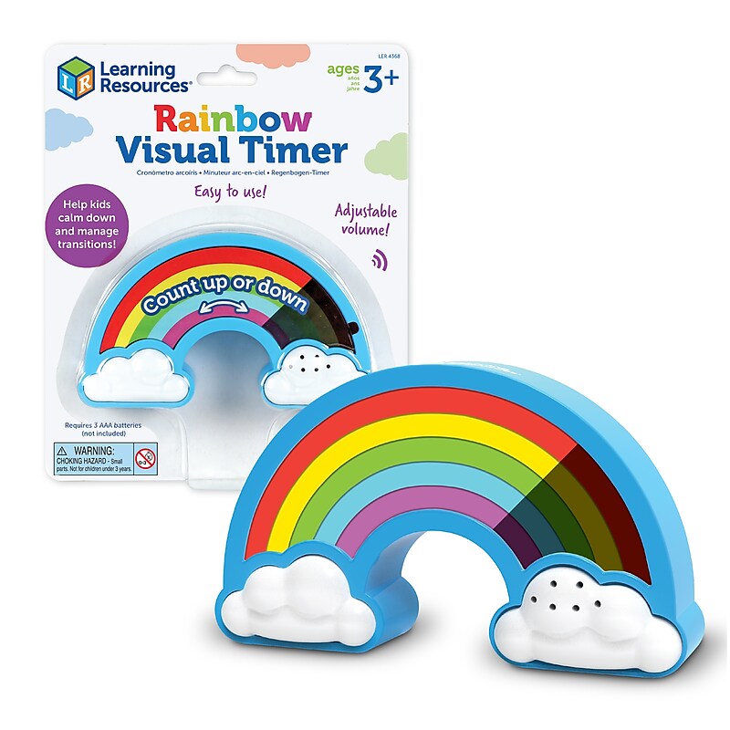 Learning Resources Rainbow Visual Timer (LER4368) image 1