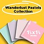Post-it Recycled Super Sticky Pop-up Notes, 1 7/8" x 1 7/8", Wanderlust Pastels Collection, 70 Sheet/Pad, 18 Pads/Pack~#|#~2A92C244-06A1-4521-84EC27AA7BF156EE_sc7