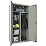 Lorell Fortress Series 72" Steel Wardrobe Cabinet, Gray (LLR66967)~#|#~2A93C159-8A9F-4F57-BCC13976BA6001AA_sc7