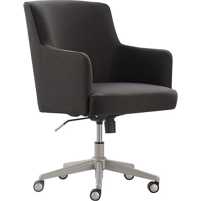 Tommy Hilfiger Belmont Ergonomic Twill Swivel Executive Chair, Gray (CHR10061B) image 1