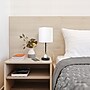 Creekwood Home Oslo 19.50" LED Table Lamp with Power Outlet Base, Black/White (CWT-2008-BA)~#|#~2A9983DE-AD25-46DC-A1A276D6BEB2722E_sc7
