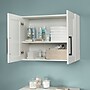 Sauder HomePlus 23"H Wall Cabinet, Soft White (442985)~#|#~2A9B78F2-2458-4802-A5F7234CA48FAD1B_sc7