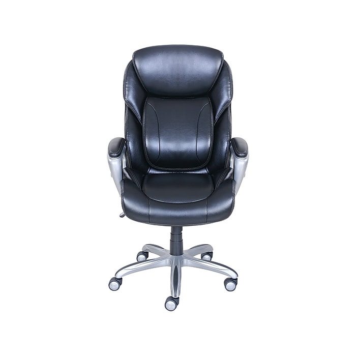 Serta My Fit Ergonomic Bonded Leather Swivel Executive Chair