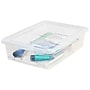 Iris 28 Qt. Storage Box with Snap Lid, Clear, 6/Carton (500244CT)~#|#~2A9E09F7-36FE-4CA0-A6F0C7486A455140_sc7