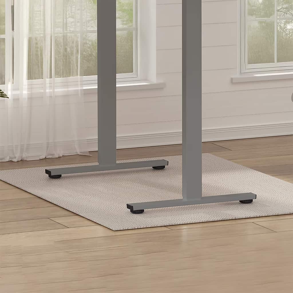 Desk legs and base on floor