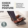 Fellowes Office Suites Tilt Adjustable Footrests, Black/Silver (8032201)~#|#~2AA9F381-EBA7-43DB-A1A6B2C878C39786_sc7