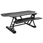 Mount-It! 49"W Electric Adjustable Standing Desk Converter with USB Charging Port, Black (MI-7962)~#|#~2AADE1E7-E49B-4A05-BD00843F8431841A_sc7