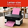 Staples Brights Multipurpose Colored Paper, 20 lbs., 8.5" x 11", Pink, 500/Ream (25207)~#|#~2AB1E26F-7DC3-4483-97AEA5E6996D345C_sc7