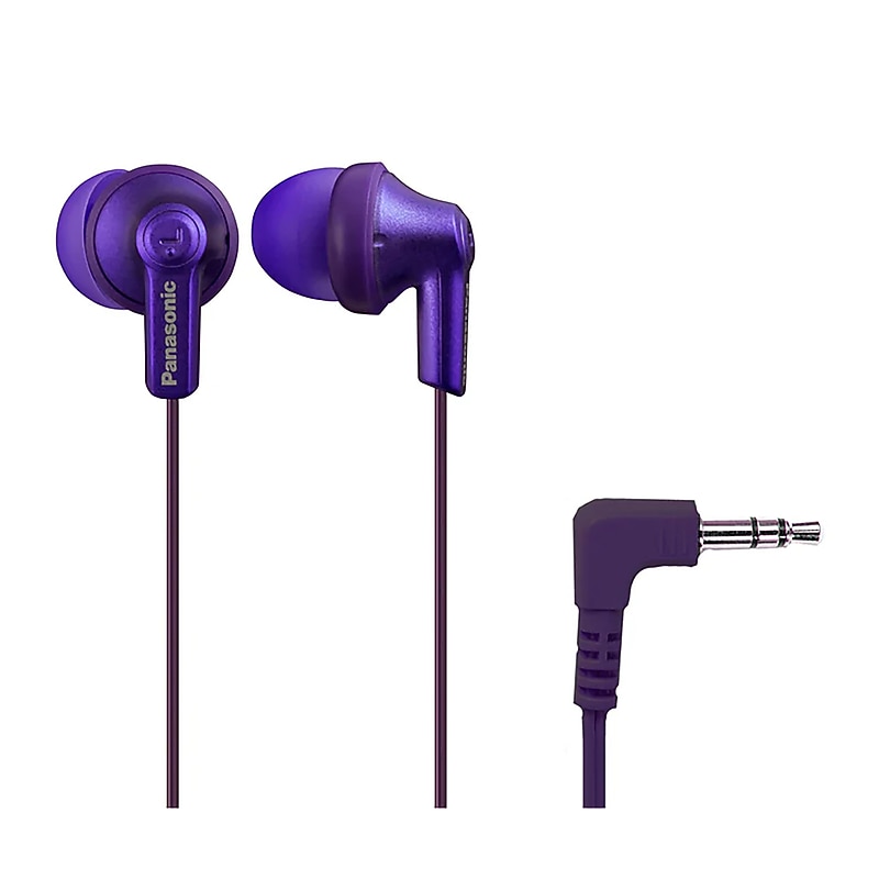 Panasonic ErgoFit Earbuds, Metallic Purple (RP-HJE120-VA) image 1