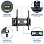 Mount-It! UL-Certified Locking Anti-Theft TV Wall Mount for 32" to 83" TVs, Black (MI-2244T)~#|#~2AB83B4B-F01C-4A67-81B20DF5D165A4BF_sc7