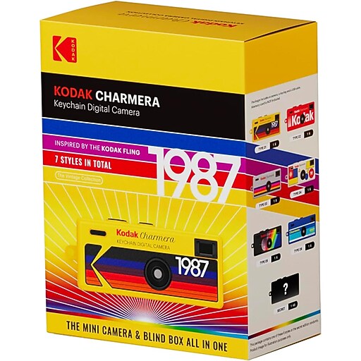 Kodak Charmera 1987 Keychain Digital Camera, Blind Box Collection