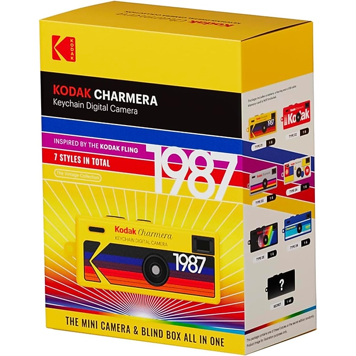 Kodak Charmera 1987 Keychain Digital Camera, Blind Box Collection