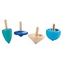 Plan Toys Wooden Mini Spinning Tops, Blue, 4/Pack (PTS4132)~#|#~2ABA2458-834E-4602-AD578E0E72DF460A_sc7