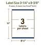 Avery Dissolvable Rectangle Multipurpose Labels, 3-1/4" x 8-3/8", Off-white, 75/Pack (94251)~#|#~2ABA7BB4-9AF8-4437-864E04423788552A_sc7