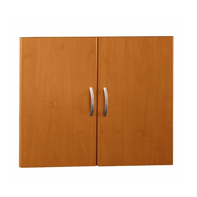 Bush Business Furniture Westfield Half-Height 2 Door Kit, Natural Cherry, (WC72411) image 1