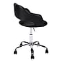 Monarch Specialties Inc. Armless Faux Leather Swivel Computer and Desk Chair, Black (I 7298)~#|#~2ABC8C21-FDED-4257-84EE1B34E69D3E4C_sc7