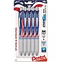 Pentel EnerGel Stars & Stripes Liquid Gel Pen, 0.7 mm Point Size, Black, 5/Pack~#|#~2ABF7399-C9EE-4ABF-9B419E59D9152CE2_sc7
