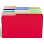 Staples File Folders, 1/3-Cut Tab, Letter Size, Assorted, 100/Pack (ST22953-CC)~#|#~2AC00C16-F8C7-4FB0-90368B214FA90848_sc7