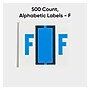 Smead BCCR Labels File Folder Label, F, Blue, 500 Labels/Pack (67076)~#|#~2AC228CC-E67E-4E8B-A87E1AFE799D2B92_sc7