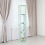 Simple Designs Etagere Organizer 62.5" Floor Lamp with Rectangular Shade, Aqua (LF1037-AQU-CCLB)~#|#~2AC4D9EB-8534-41B6-9B8A21EAB7C48D46_sc7