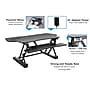 Mount-It! 49"W Electric Adjustable Standing Desk Converter with USB Charging Port, Black (MI-7962)~#|#~2AC53E00-8580-4032-97E520D0DDF6A340_sc7