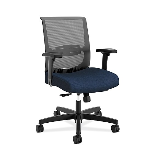 hon　椅子ブルー HON Convergence Mesh Low-Back Task Chair, Blue