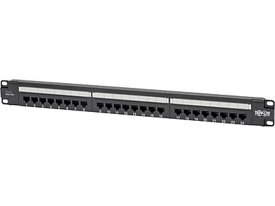 Tripp Lite 24-Port Patch Panel, Black (N252-P24) Simolary simolary.com