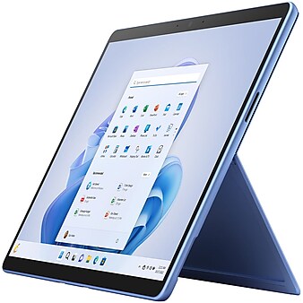Microsoft Surface Pro 9 13" Tablet, Intel Core i7-1255U Evo, 16GB RAM, WiFi, 256GB SSD, Windows 11 Home, Sapphire (QIL-00035)